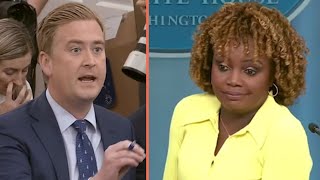 Peter Doocy CONFRONTS KJP about Biden's Declining Health