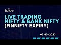 LIVE BANK NIFTY &amp; NIFTY TRADING | FINNIFTY EXPIRY | 03 OCTOBER 2023