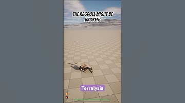 It’s not meant to do this right? #indiegame #ragdoll #fail #bug #games #funny #unrealengine