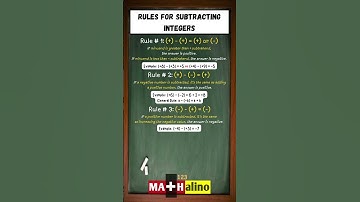 Learn the Simple Rules for Subtracting Integers Fast!