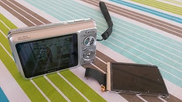 Sony DSC-W210 display replacement