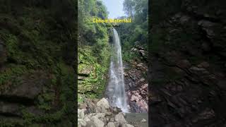 Chhoie Waterfall, Tirthan Valley #jibhi #tirthan #mountains #waterfall #bluesky #nature #valley