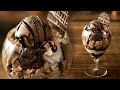 How to make chocolate ice cream parfait