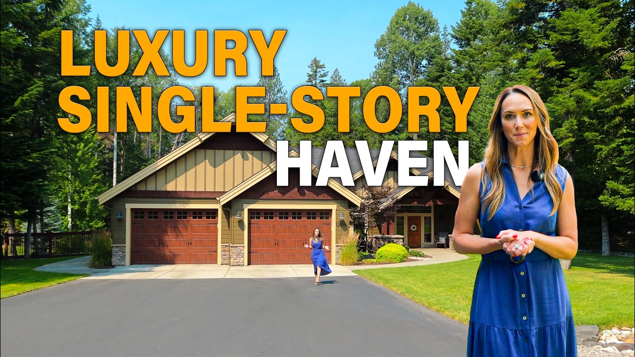 Luxury Single-Story Custom Home Tour in Hayden, Idaho