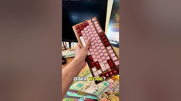 Wood Keyboard Surprise 😲🪓