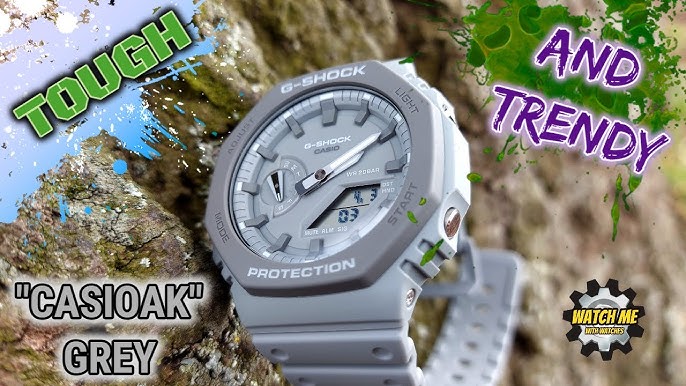 Grey! & | Review Ani-Digi YouTube Glorious Unbox G-Shock CasiOak Quartz - GA2110ET-8A 200m