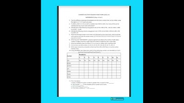 Class 6 Maths Summer Vacation holiday homework