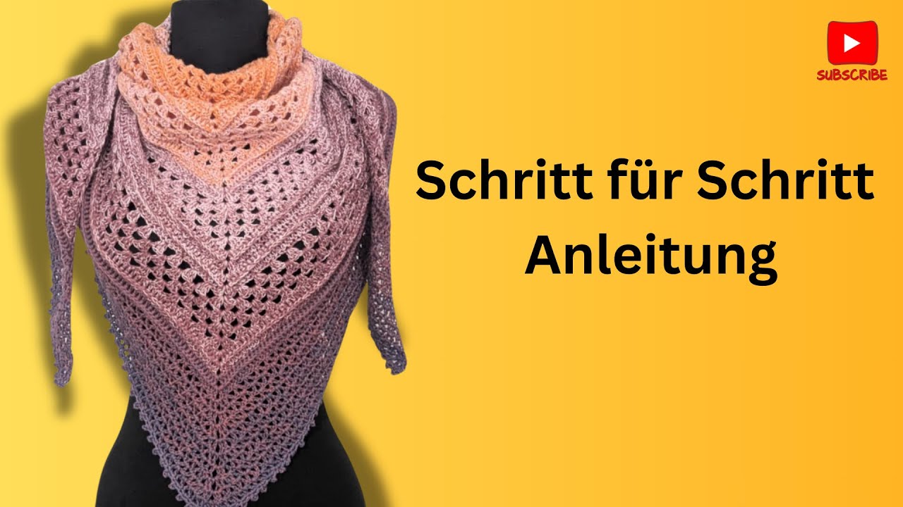 Tuch Nr.59  * Wunderschönes Tuch* gehaekelt