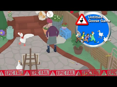 Видео: НАРЯДИЛИСЬ И ПОШЛИ В РЭСТОРАН🎀 ⫸ Untitled Goose Game #3