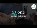 Edosounds - U2 One (guitar cover + tutorial)