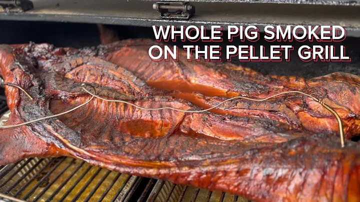 Whole pig smoked on the camp chef pellet grill