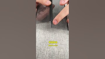 Folding stainless steel mesh door, the mesh does not crack, and the noise is small!#Mosquito