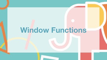 Window Functions in Postgres