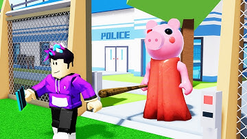 JAILBREAK in PIGGY Custom Map! (Piggy Build Mode)