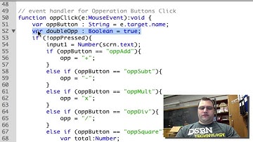Flash Tutorial 11 - Calculator Part 3