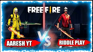 AARESH YT Vs RIDDLE PLAY | Who will Win ??? | 4 v/s 4 | Clash Squad Ranked Grandmaster Squad screenshot 5