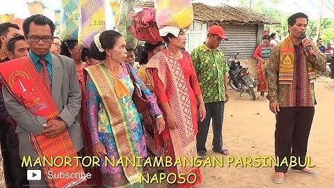Adat Batak Sulang - Sulang pahoppu Manortor Naniambangan Parsinabul Naposo