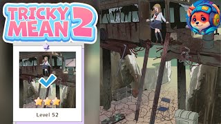 Tricky Mean 2 – Level 52 escape from the creepy place Guide & Answers | Mobile Gameplay Walkthrough 