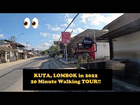 KUTA LOMBOK in 2024. Walking TOUR of this SURF/ Beach Town. Is it worth coming? YES #travel #lombok