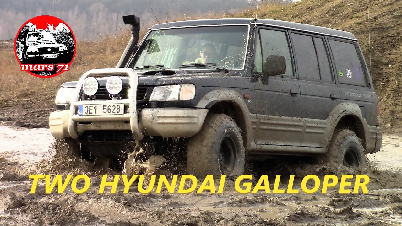 Two Hyundai Galloper  YouTube