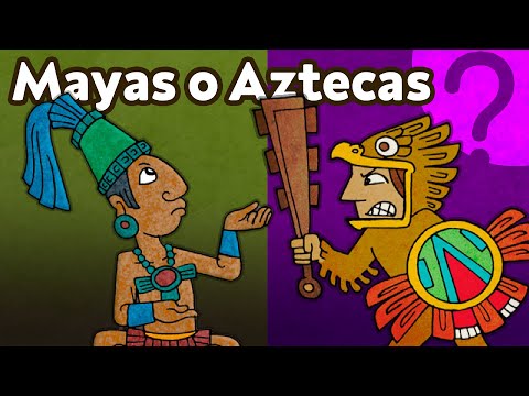 Resultado de imagen para diferencia entre aztecas y mayas