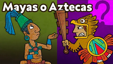 ¿Son lo mismo aztecas y mayas?