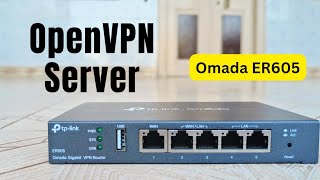 OpenVPN  How to Create OpenVPN Server on TpLink Omada ER605. (V2 2023)