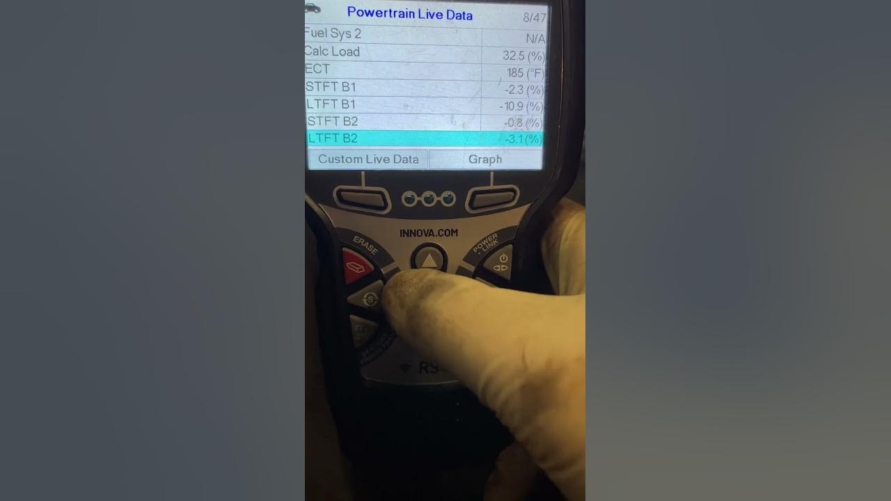 Innova 5610: Fuel Trim and O2 Sensor Live Data Stream - YouTube