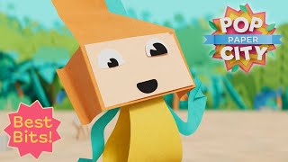 Hooper's Big Day Out 🏖️ Best Bits From Pop Paper City ✂️ Brand New On Timmy & Friends!