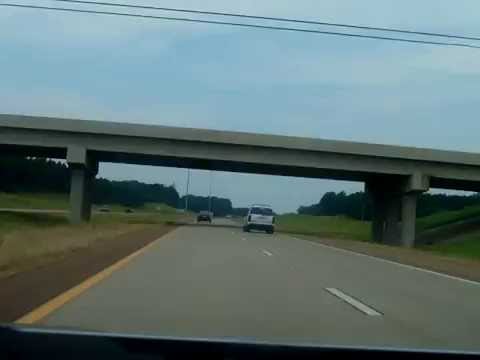 Driving along I-69/SR 304 & US 61 in DeSoto and Tunica counties (MS).