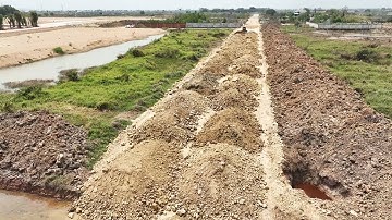 New Update Building Road Foundation In Village Skill Operator Bulldozer Pushing Clearing Dirt Stone