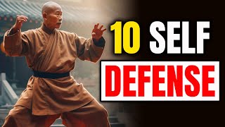картинка: 10 приемов самообороны Шаолиньского кунг-фу👊| Как защитить себя?!