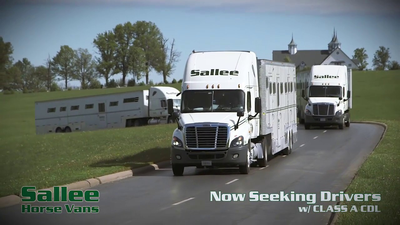 Sallee Horse Vans | Class A CDL Drivers 