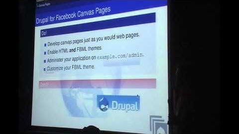SFDUG - Drupal for facebook (San Francisco Drupal Users Group)