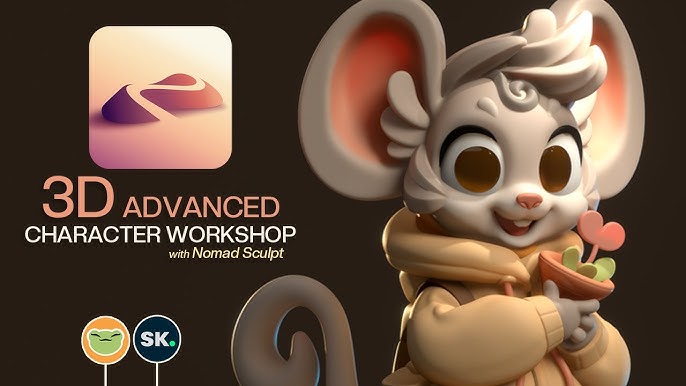 O curso de cachorro quente 3D com Nomad Sculpt, Dave Reed