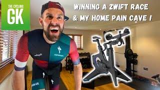 Going DEEP For A ZWIFT Race Win! | My Home Gym | Pain Cave Setup | Ben Foster - TheCyclingGK