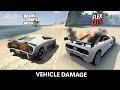 FLEX CITY V/S GTA V| VEHICLE DAMAGE COMPARISON