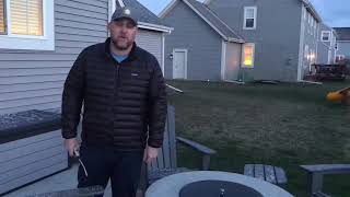 Oriflamme Greystone Gas Fire Table Review - YouTube