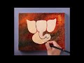 Ganpati Painting on Canvas | Easy Ganesha Painting | Ganapati Drawing