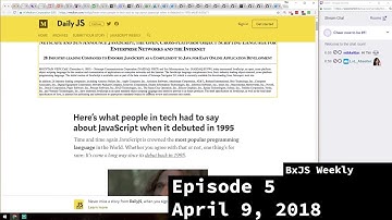 BxJS Weekly Ep. 5 - April 9th, 2018