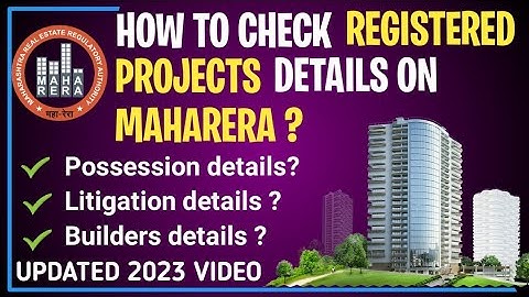 How to check rera approved projects | how to check rera |how to check letigation details on rera