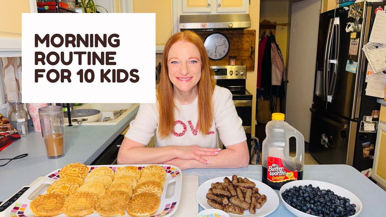 Preppy Morning Routine 10 MORNING ROUTINE FOR 10 KIDS - YouTube