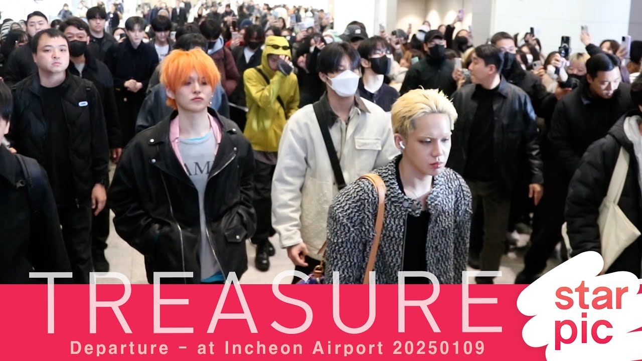 트레저 '태국에서 만나요' [STARPIC] / TREASURE  Departure - at Incheon Airport 20250109