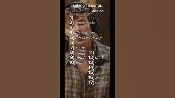 ranking #taylorswift songs: folklore edition 🫶🏼🍂 #swifties #edit #shorts #fyp #viral #ts #music