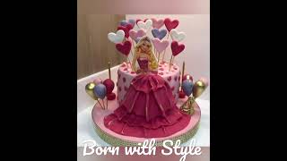 Barbie Birthday Cake for kids 🎂 Part-2|Born with Style|
