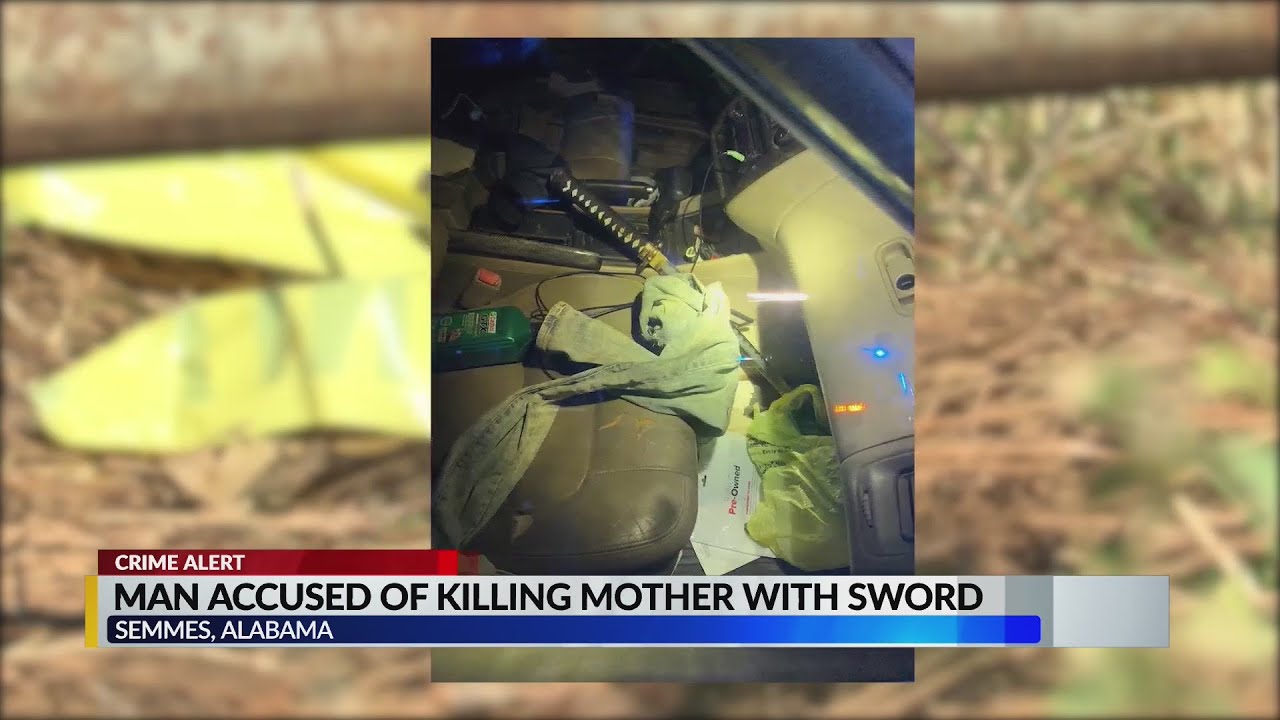 Man accused of killing mother with sword - YouTube
