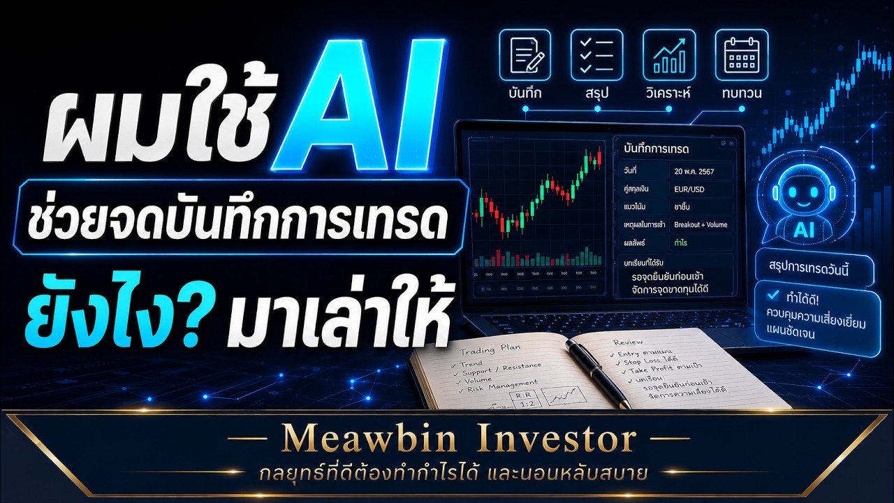 ⁣[EP1] - ผมใช้ ai ช่วยจดบันทึกการเทรด ยังไง มาเล่าให้