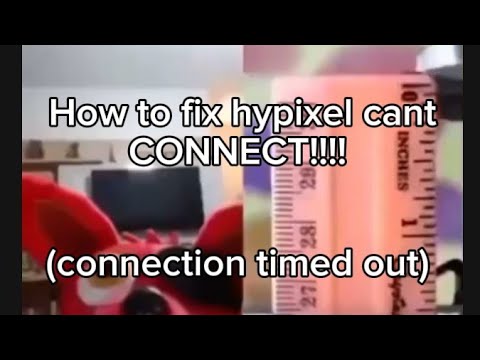 How to fix hypixel cant connect (ip problem)