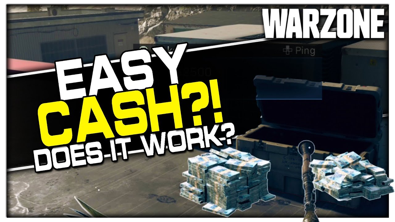 Does the Easy Cash Trick Actually Work? (Warzone Easy Money?) YouTube