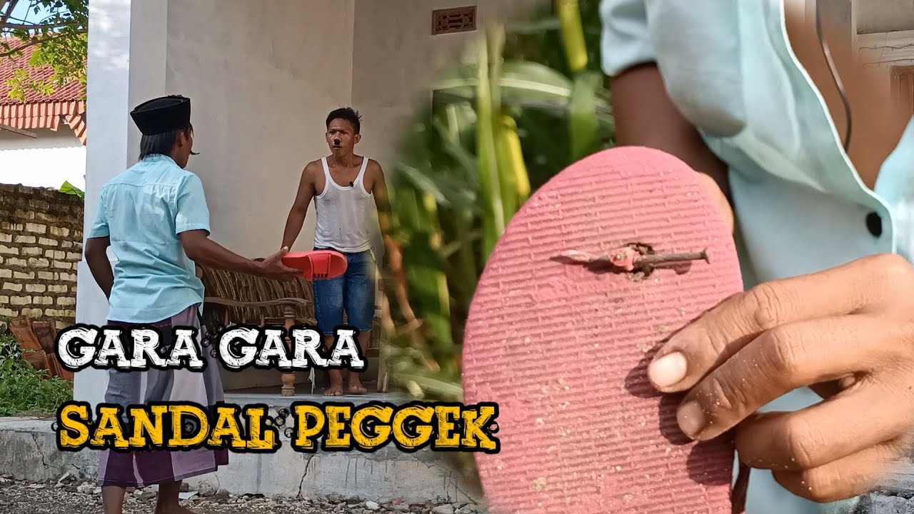 MADURA LUCU .//.gara gara sandal peggek